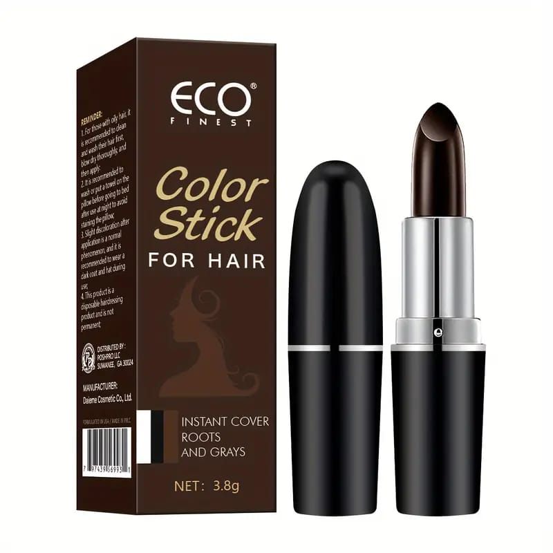 New 2 in One Hair Dye Color Stick (Black,Brown)